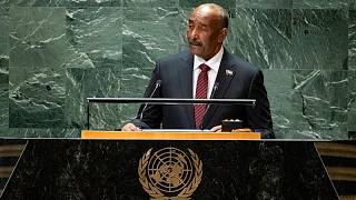 YouTube video thumbnail:  Sudan Army Chief al-Burhan Orders Probe Into Airstrike That Killed 72 