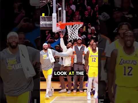 Lebron Is The BEST Hoop Teammate Ever… But The BENCH Is Even CRAZIER‼️😭