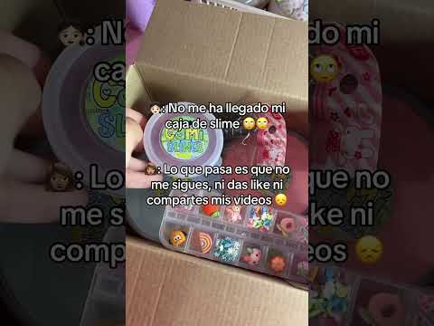 REGALO CAJAS DE SLIME 🌈 #shorts