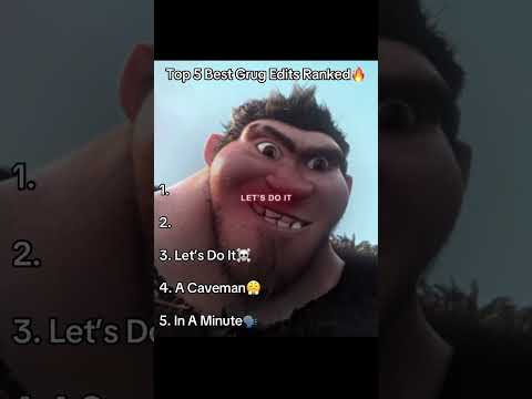 Top 5 Best Grug Edits Ranked🔥 #grug #memes #shorts