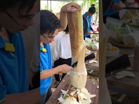 The Most Delicious Coconut Tree Cutting Skills