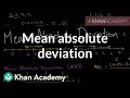Exploring Mean Absolute Deviation in Data Sets