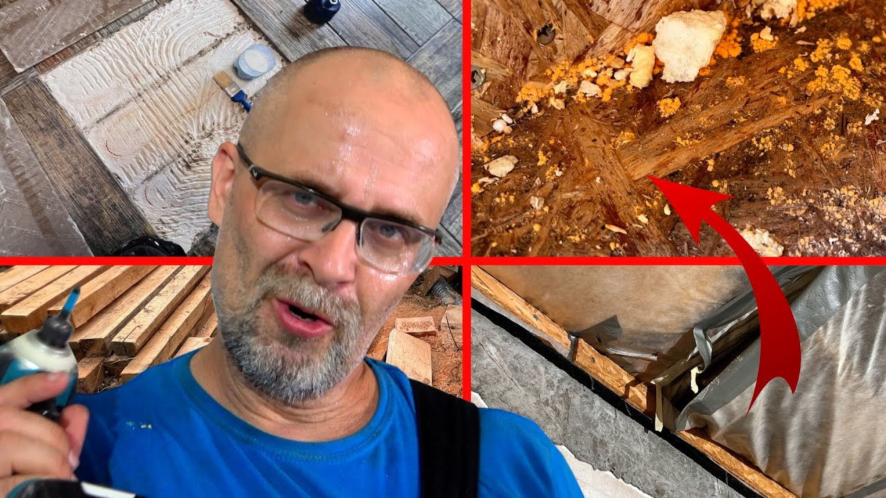 Ошибки при постройке дома! Что уже развалилось! Как починить СТРОИМ ДЛЯ СЕБЯ