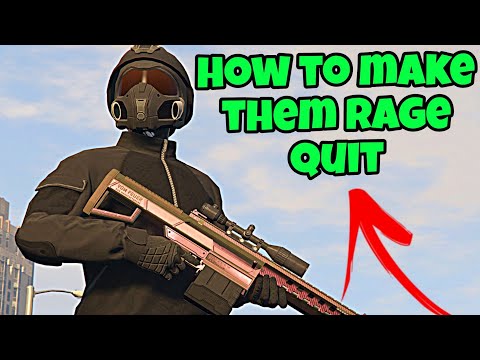 HOW TO MAKE A PLAYER RAGE QUIT IN GTA V ONLINE QUICK