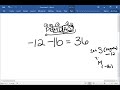 Understanding Negative Numbers and Operations
