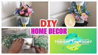 DIY HOME DECOR TALL FLOWER CENTERPIECE | FLOWER ARRANGEMENT FOR WEDDINGS, BABY SHOWER, AND BANQUETS