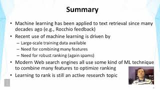 Lecture 36 — Learning to Rank -- Part 3 | UIUC