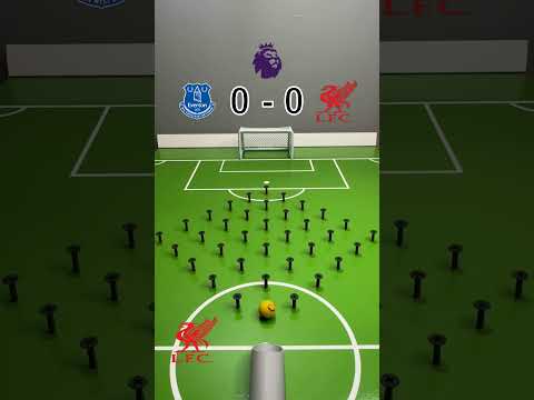 Everton vs Liverpool | Marble Prediction #soccer #soccershorts #Everton #Liverpool