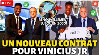 Vinicius et le Real Madrid proches d’un accord final jusqu’en 2030