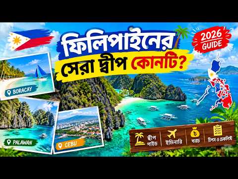 ফিলিপাইনের সেরা দ্বীপ কোনটি? 🇵🇭 | Boracay, Palawan & Cebu | খরচ, প্ল্যান ও Travel Guide