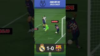 real Madrid vs Barcelona Copa Del Rey #footballshorts #realmadrid #barcelona #elclasico