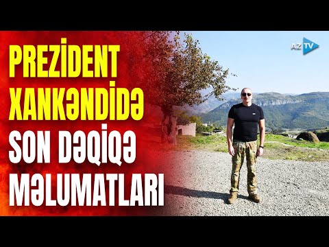 Prezident İlham Əliyev Xankəndidə: məktəbin açılışı oldu, hotelə baxış keçirildi