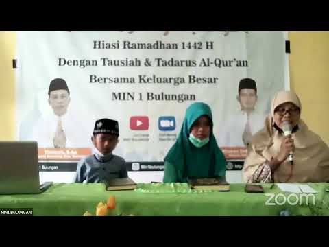 Tausiah dan Tadarus Al-Quran MIN 1 Bulungan Hari K