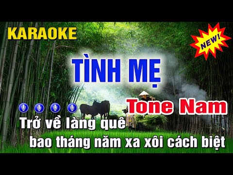 Tình Mẹ Karaoke Tone Nam – Ngọc Sơn (D#m) Nhạc Sống Trung Hiếu
