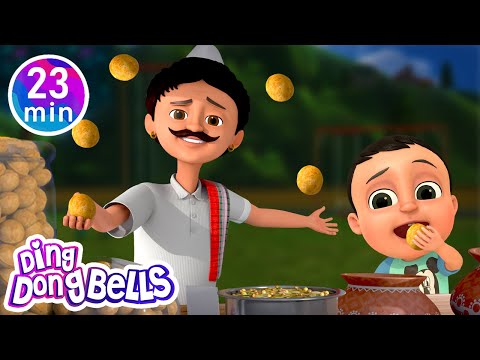 Pani Puri Wala Aaya + 9 More Rhymes in Hindi | Nursery Rhymes | Ding Dong Bells
