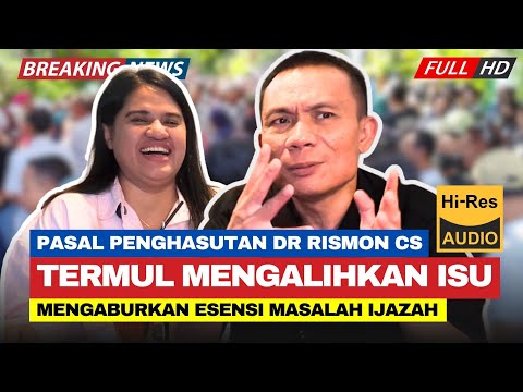 🔴 Cara TERMUL Mengalihkan Isu❗️Pasal Penghasutan Dr Rismon CS❗️Mengaburkan Esensi Masalah..