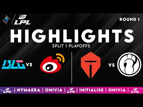 LPL Highlights Playoffs Round 1 | ALL GAMES D2 | LPL Split 1 2025 by Onivia