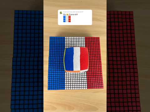 Making France 🇫🇷 With Rubik’s Cubes (again)