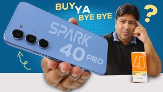 Tecno Spark 40 Pro Review - Style vs Hardware - Clear your doubts