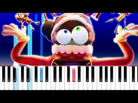 The Amazing Digital Circus Episode 5 - INTERMISSION TIME scene (Piano Tutorial)