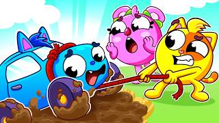 Let's Help Baby Car! 🚗💖 | Kids Songs & Nursery Rhymes | Baby Zoo