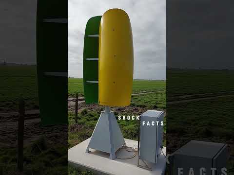 Flower Turbines работают кластерами используя эффект букета #инновации #технологии #short