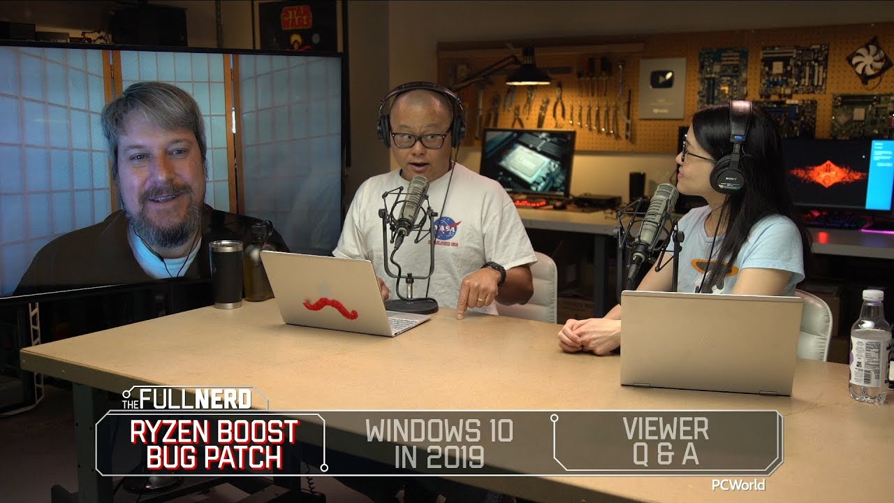 Ryzen boost bug patch, Windows 10 in 2019, Q&A - The Full Nerd ep. 106