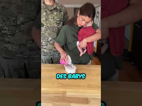 Dieses Mädchen überrascht den Soldaten !