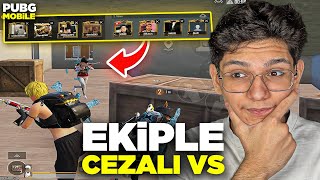 EKİPLE CEZALI VS ATTIK! 4VS4 - PUBG MOBİLE
