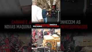 CARIANI e BALESTRIN se IMPRESSIONAM com as novas MÁQUINAS do CT! #renatocariani #juliobalestrin #ct