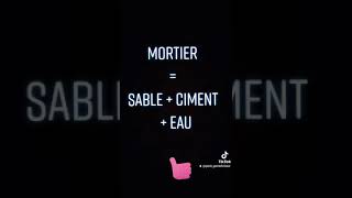 Différence Béton/Mortier