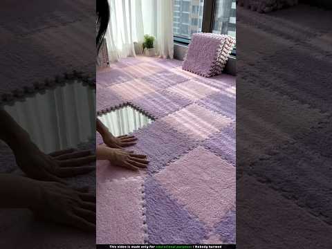 Unique way to keep the floor warm in winter #shortvideo