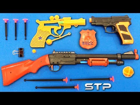 3 Different Toy Guns | Soft Bullet Shooter Weapon Toys Test