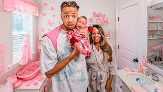 MORNING ROUTINE WITH OUR NEWBORN!