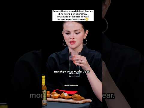 the Answered got us thinking twice🤭😂 #selenagomez #bennyblanco #couple #talkshow #hotones #fyp