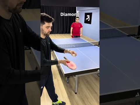 How To Do Table Tennis Diamond Serve 🏓