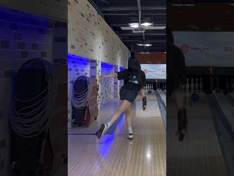 여자 볼링 스윙연습