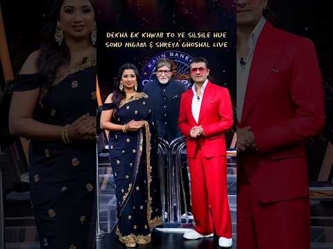 Sonu Nigam & Shreya Ghoshal Live – Dekha Ek Khwab To Ye Silsile Hue 💕🎤 #trending #viral #shorts
