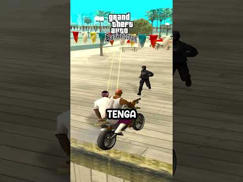 Esto Pasa si un Policia nos Saca de una Motocicleta desde un Edificio en los Juegos de GTA! 👮‍♂️💥
