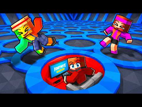 Survivre 7 JOURS dans un TRAMPOLINE PARK sur Minecraft !