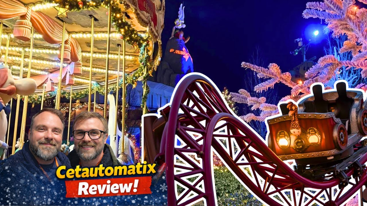 PARC ASTÉRIX : On teste Cétautomatix et visite du nouvel hôtel ! (Parcs Fans Event)