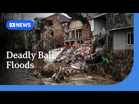 YouTube video thumbnail: At Least Nine Killed as Bali Rocked by Deadly Flooding