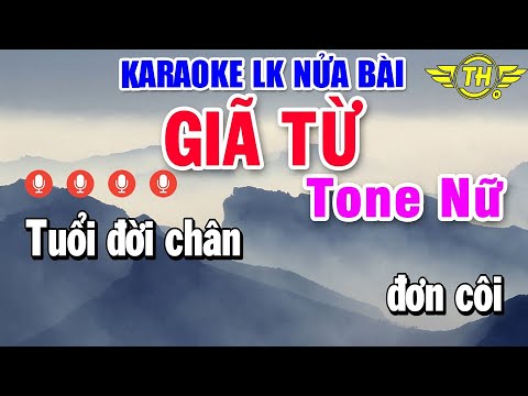 Karaoke Nhạc Sống Nửa Bài Tone Nữ | Liên Khúc Bolero Nhạc Trữ Tình Tuyển Chọn Hay Nhất | Giã Từ