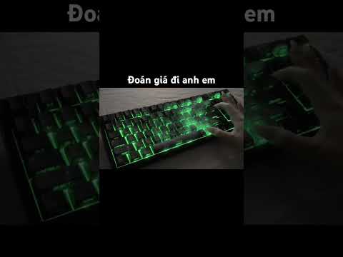 Bàn phím và keycap nâng tầm trải nghiệm cho anh em game thủ #viral #gaming #keyboard
