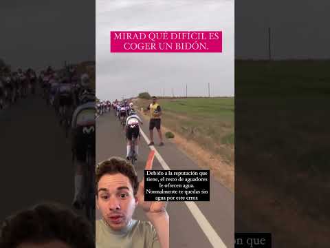 Así de difícil es coger un bidón