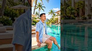 SH - Cách Su Hào xây hồ bơi miễn phí || Build a swimming pool for free #shorts