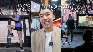 I flew to montreal to film a commercial