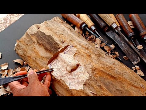 Face Carved Wood