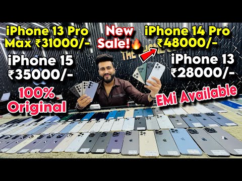 Biggest iPhone Sale Ever🔥| Cheapest iPhone Market | Second Hand iPhone | iPhone 15 Pro, iPhone 16 