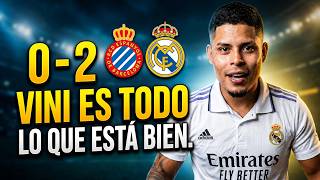 ESPANYOL 0-2 REAL MADRID / CON VINICIUS JR HASTA EL FIN